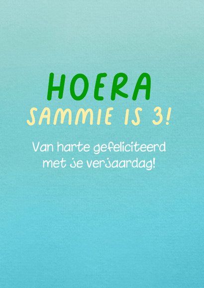 Verjaardagskaart kikker met ballon 3