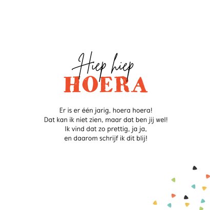 Verjaardagskaart kind jongen meisje 4 jaar hond feest  3