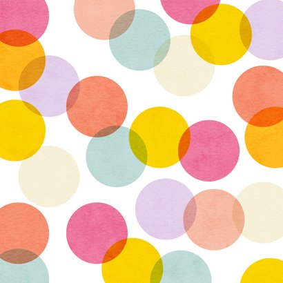 Verjaardagskaart kleurrijk confetti happy birthday 2