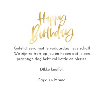 Verjaardagskaart kleurrijk confetti jarige dochter 3