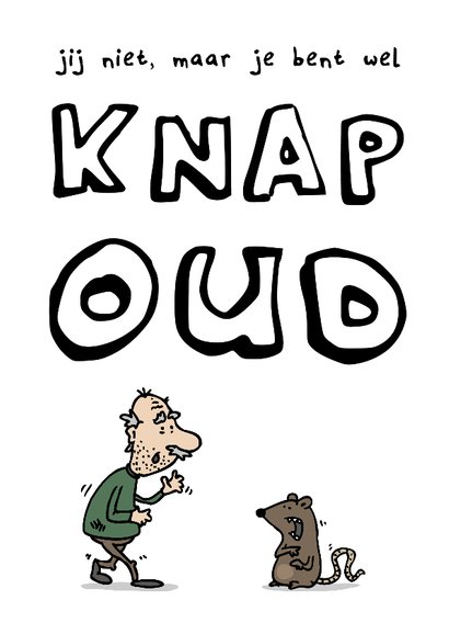 Verjaardagskaart Knap Oud 2