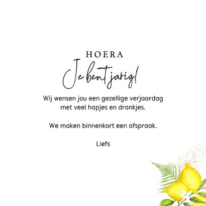 Verjaardagskaart leeftijd citroen 3