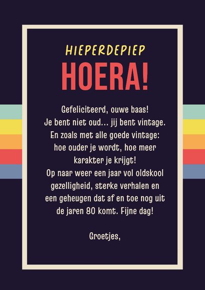 Verjaardagskaart man - awesome since met foto 3