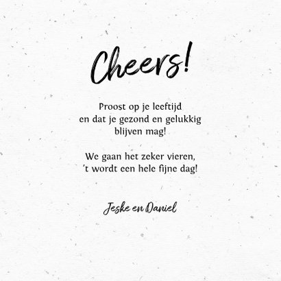 Verjaardagskaart man bier hip foto cheers 3