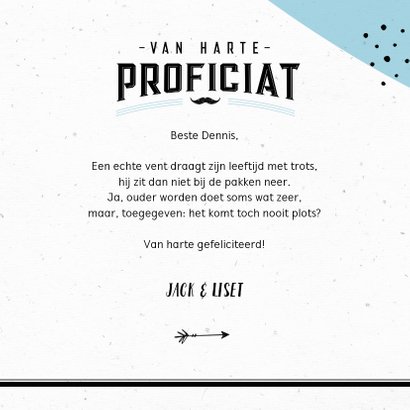 Verjaardagskaart man stoer verjaardag gefeliciteerd 3