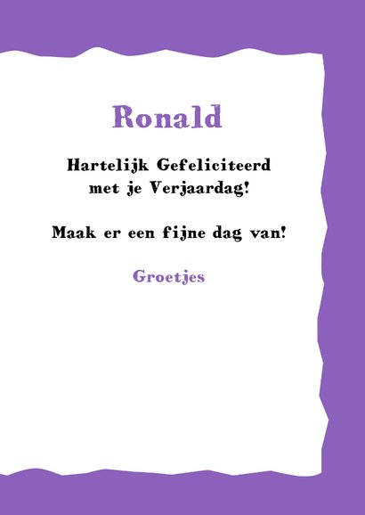 Verjaardagskaart met bizon 3