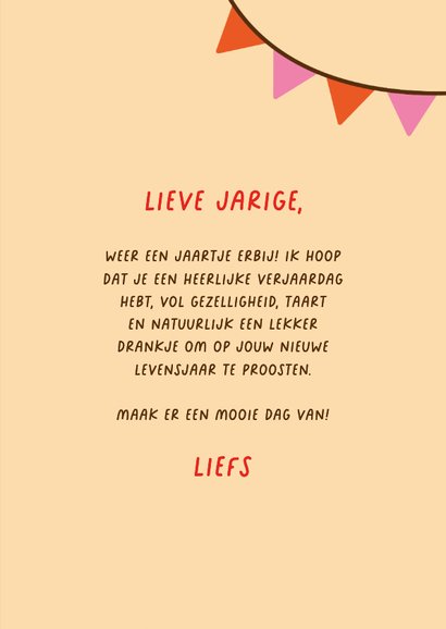 Verjaardagskaart met blije verjaardag kipje 3
