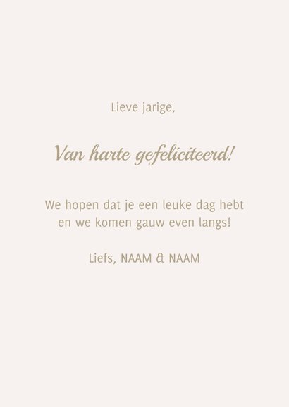 Verjaardagskaart met boeket 3