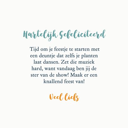 Verjaardagskaart met de grote trom 3