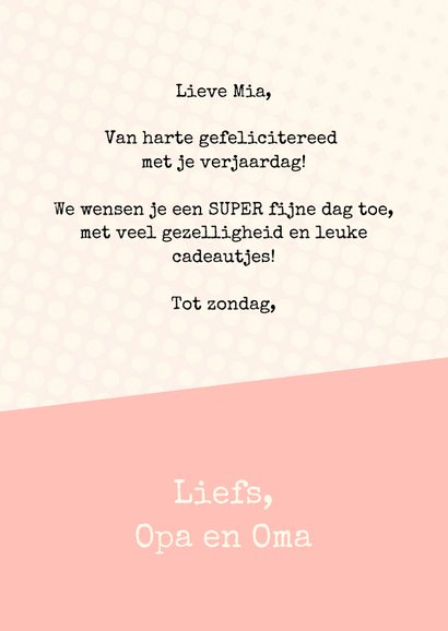 Verjaardagskaart met een superheld thema voor een meisje 3