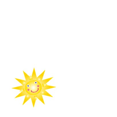 Verjaardagskaart met een zon 2