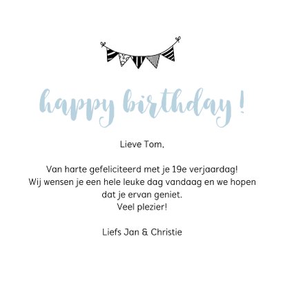 Verjaardagskaart - Met jou is het altijd feest 3