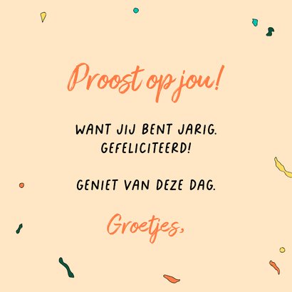 Verjaardagskaart met proostende otter 3