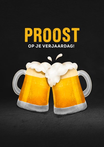 Verjaardagskaart met pul bier 2