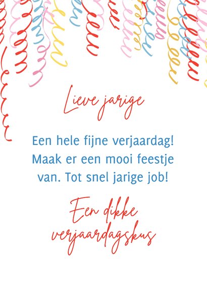 Verjaardagskaart met roze nijlpaard 3