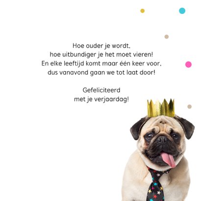 Verjaardagskaart met schattige hondjes 3