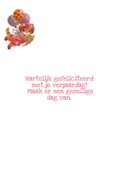 Verjaardagskaart met speciale bezorging van Molly 3