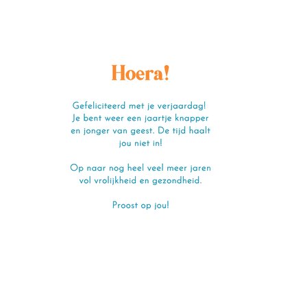 Verjaardagskaart met vrolijke party buldog stijlvol gekleed 3