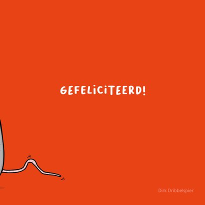 Verjaardagskaart miep miep hoera! 2