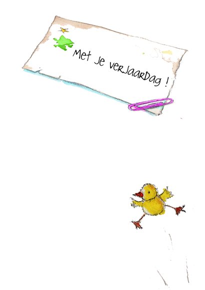 Verjaardagskaart mijn feest! 3