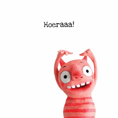 Verjaardagskaart monster day 2
