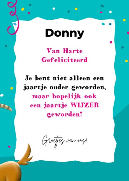 Verjaardagskaart 'oh my goat' met ouwe bok 3