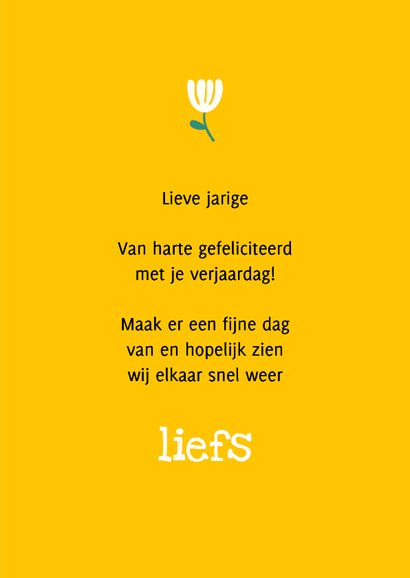 Verjaardagskaart olifant blauw feestmuts bloemen 3