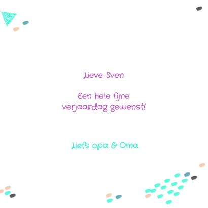Verjaardagskaart olifant Happy Birthday 3