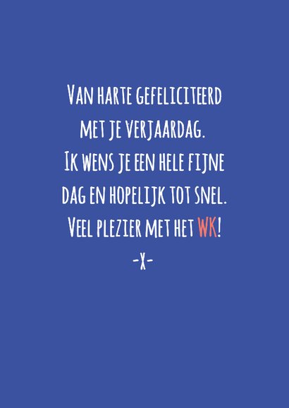 Verjaardagskaart oranje Leeuw! 3