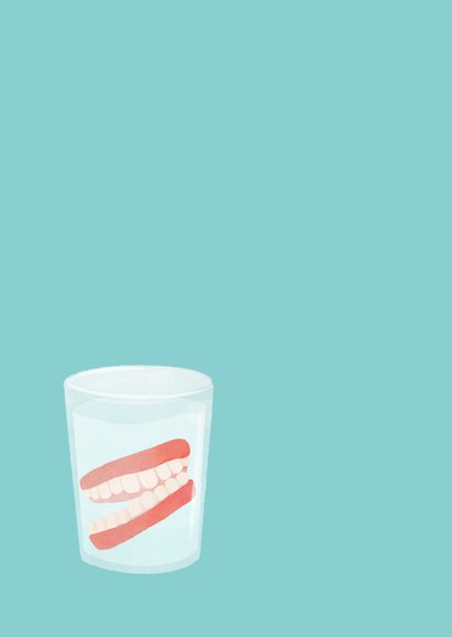 Verjaardagskaart oud smile birthday grappig humor 2