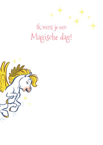 Verjaardagskaart paard Florian 2 - A 3