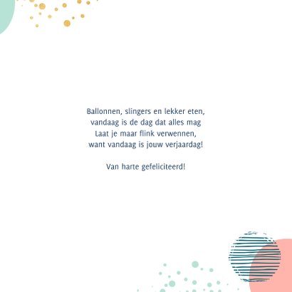 Verjaardagskaart party time 3