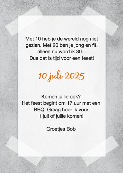 Verjaardagskaart polaroids - DH 3