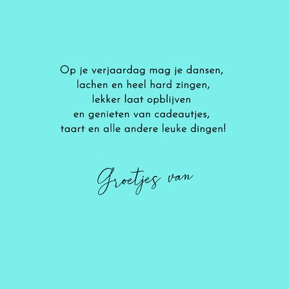 Verjaardagskaart - Regenboog 3