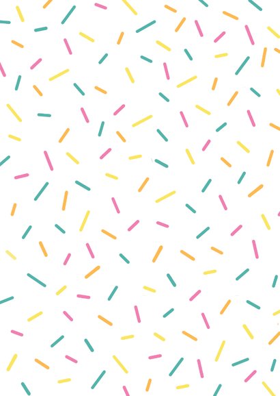 Verjaardagskaart rimpels en sprinkles 2