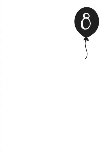 Verjaardagskaart Roze Ballon -WW 3