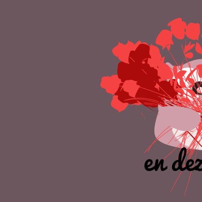Verjaardagskaart rozen en uil mocards voor vrouw 2