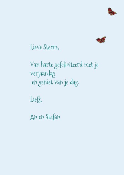 Verjaardagskaart Ruiter met paard 3