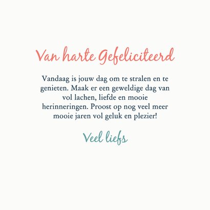 Verjaardagskaart samen op de fiets op weg naar de jarige! 3