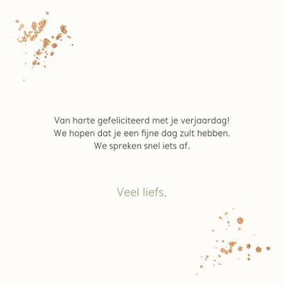 Verjaardagskaart - Saxofoon met muzieknoten 3