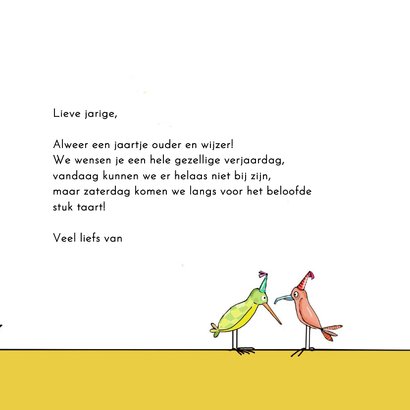 Verjaardagskaart schaap is jarig 3
