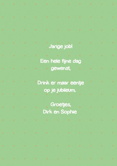 Verjaardagskaart skål wijntje 3