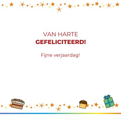 Verjaardagskaart smiley met woordgrapje 3