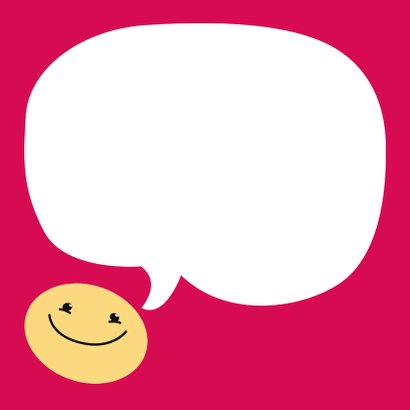 Verjaardagskaart Smiley v harte 3