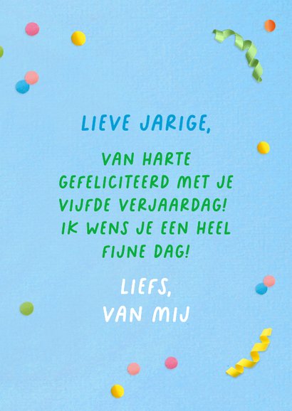 Verjaardagskaart softijs feestje 3