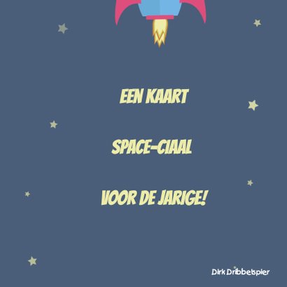 Verjaardagskaart SPACE-ciaal! 2