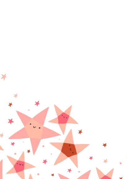 Verjaardagskaart sparkling birthday sterren recht 2