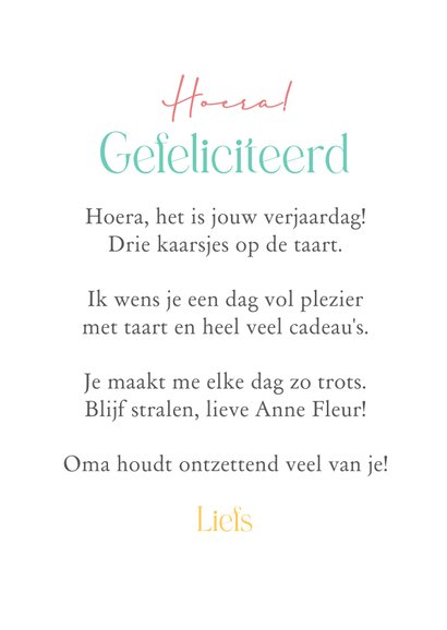 Verjaardagskaart sprookje feeën vlinders paddestoel bloemen 3