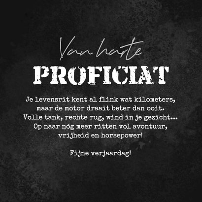 Verjaardagskaart stoer motor zestig zilver grijs 3