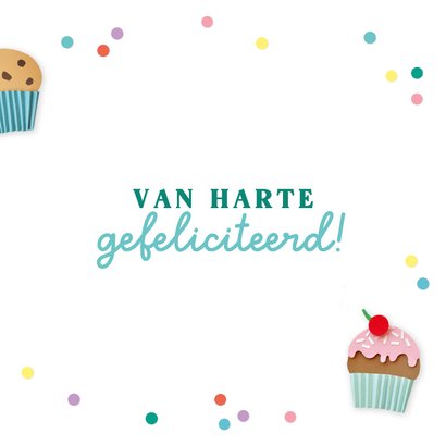 Verjaardagskaart taart en koffie 3